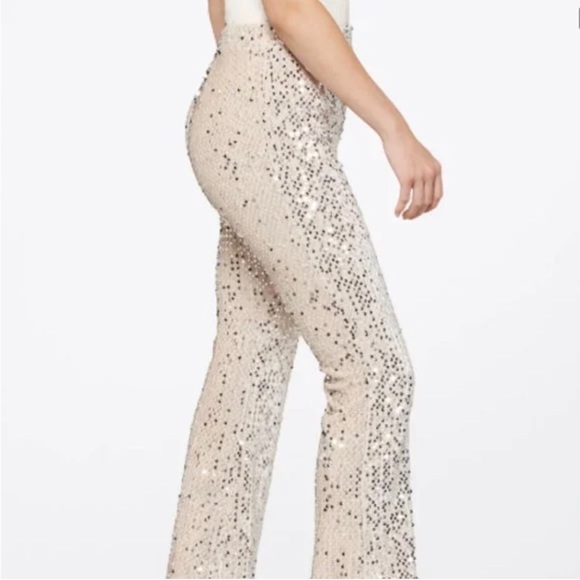 Sanctuary Kicker Flare Sequin Pant - Picture 1 of 8